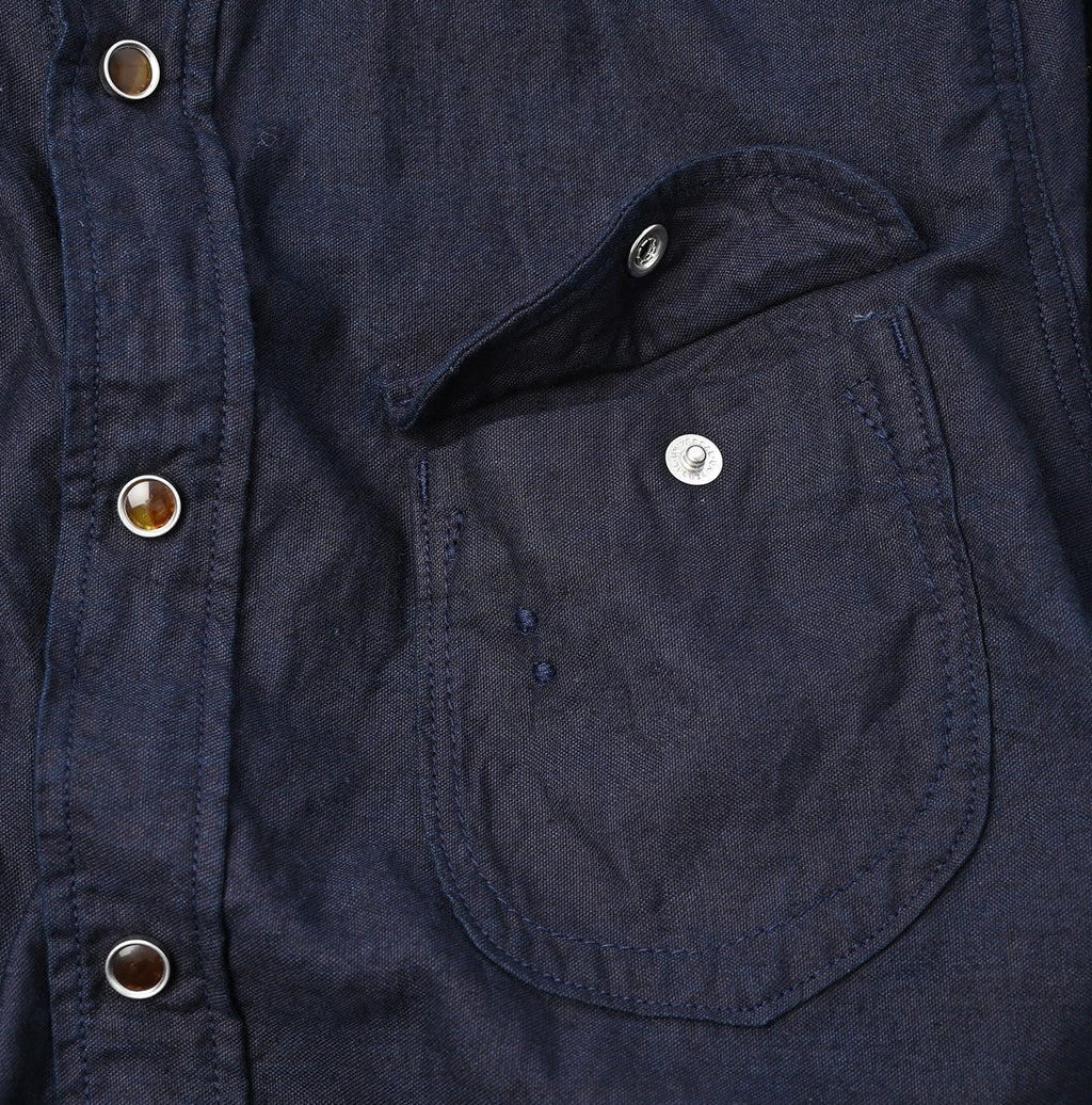 Indigo 504 OX 908 Eastern Shirt Detail