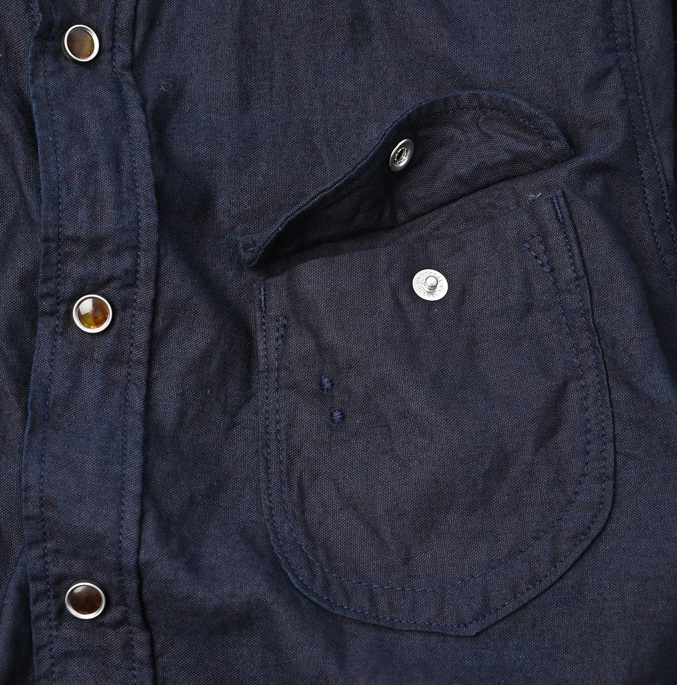 Indigo 504 OX 908 Eastern Shirt Detail