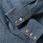 Dungaree Denim 908 Eastern Shirt Nou Detail