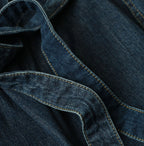 Mugihiko Denim Wrap Dress Zyu Detail
