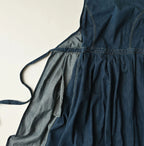Mugihiko Denim Wrap Dress Zyu Detail