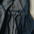 Mugihiko Denim Wrap Dress Zyu Detail