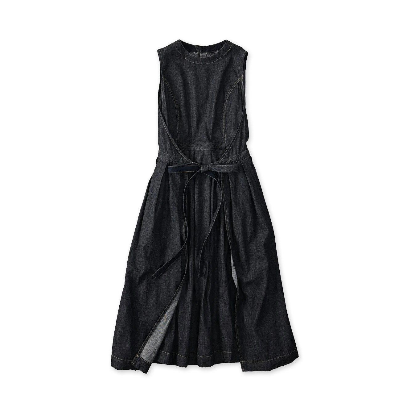 Mugihiko Denim Wrap Dress Nou