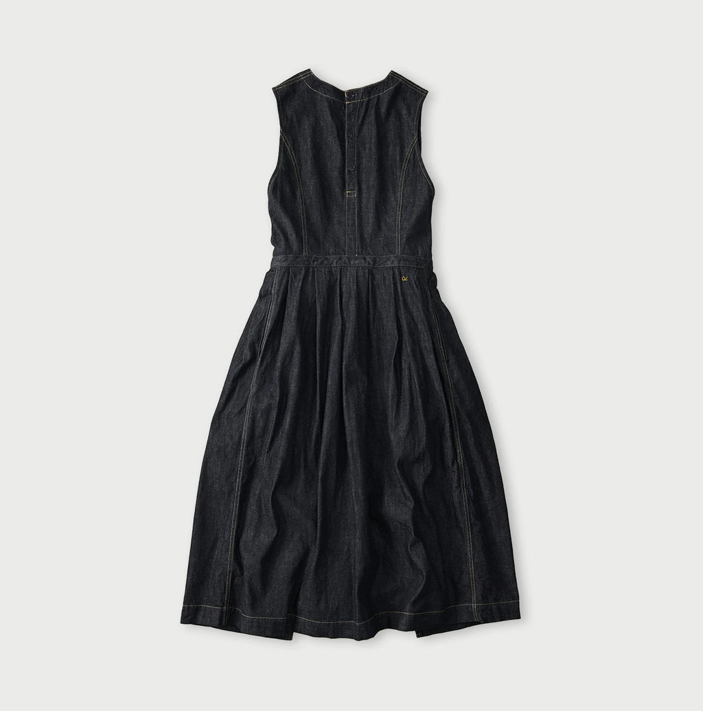 Mugihiko Denim Wrap Dress Nou