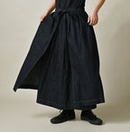 Mugihiko Denim Wrap Dress Nou Detail