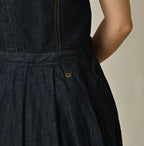 Mugihiko Denim Wrap Dress Nou Detail