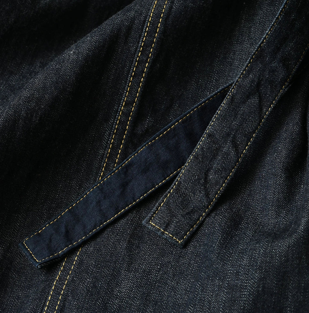 Mugihiko Denim Wrap Dress Nou Detail