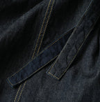 Mugihiko Denim Wrap Dress Nou Detail