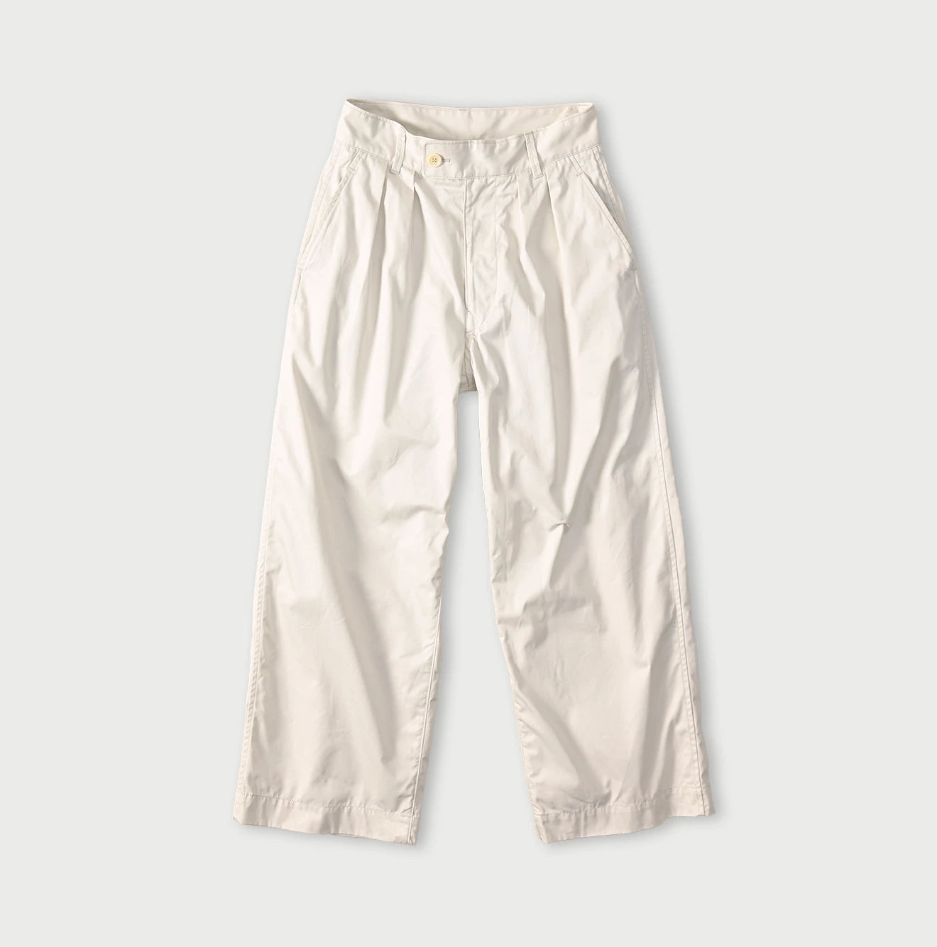 Thin Gabardine Charlotte Baggy Antique White