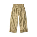 Thin Gabardine Charlotte Baggy Khaki Beige