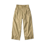 Thin Gabardine Charlotte Baggy Khaki Beige