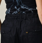 Thin Gabardine Easy Short Pants Detail