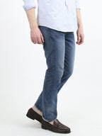 Hikohime Distressed Cotton Denim Pants