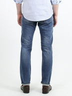 Hikohime Distressed Cotton Denim Pants