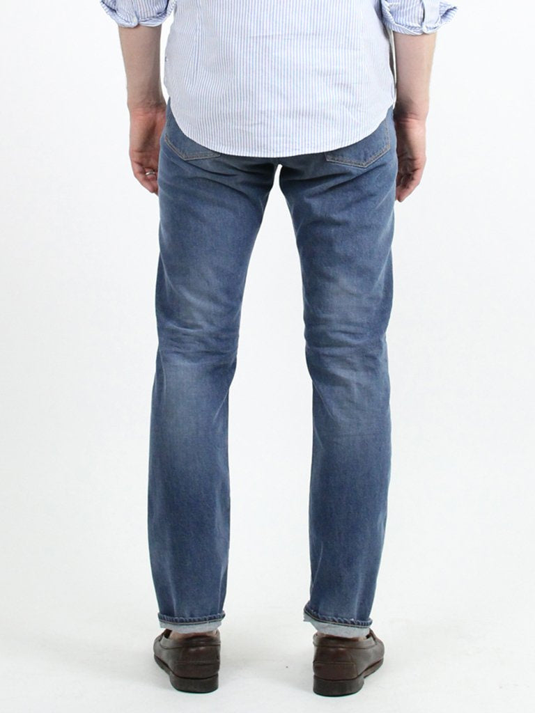 Hikohime Distressed Cotton Denim Pants