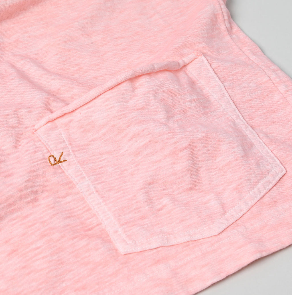 Sakura Dyed 908 Ocean T-shirt Detail
