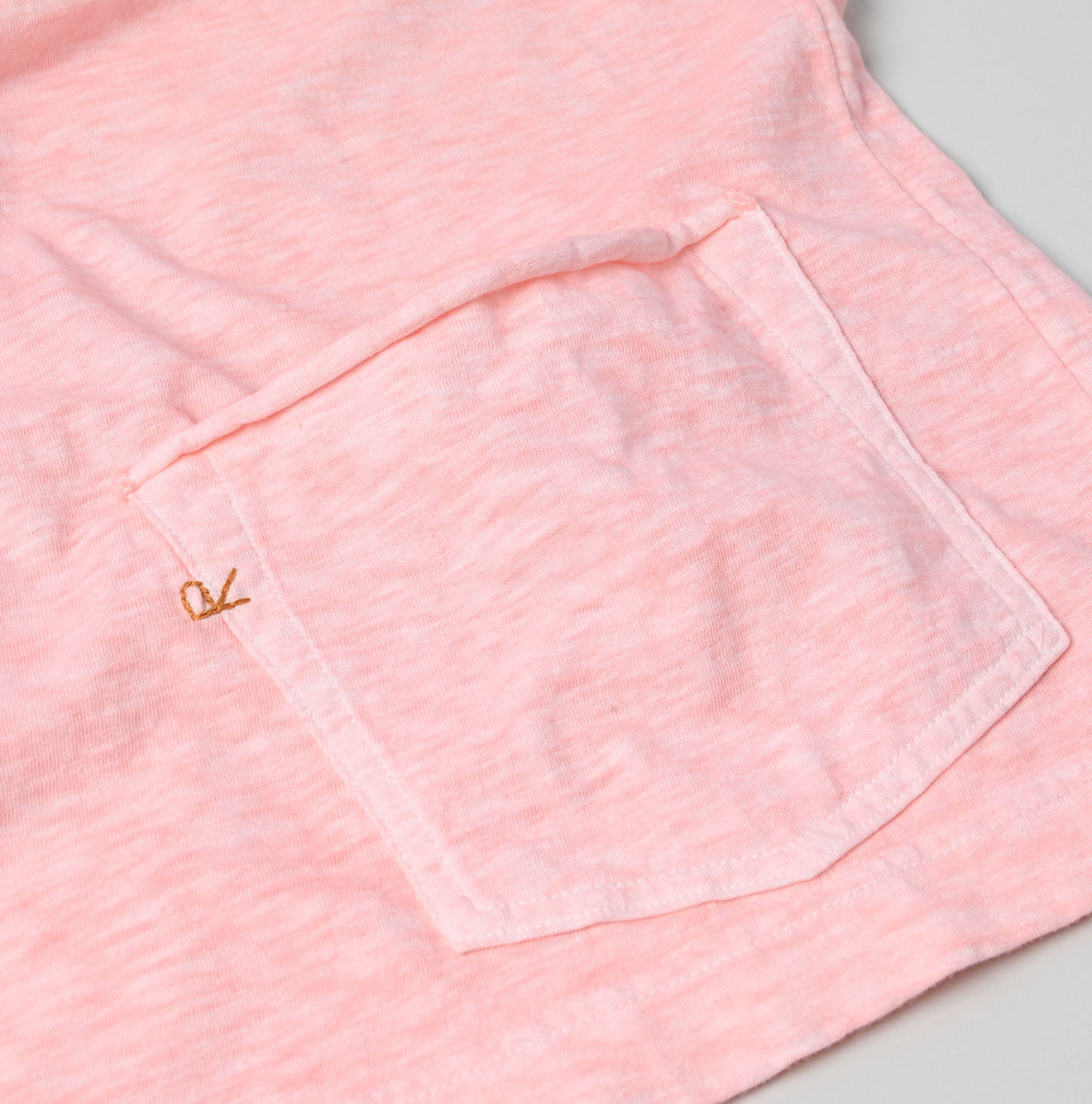 Sakura Dyed 908 Ocean T-shirt Detail