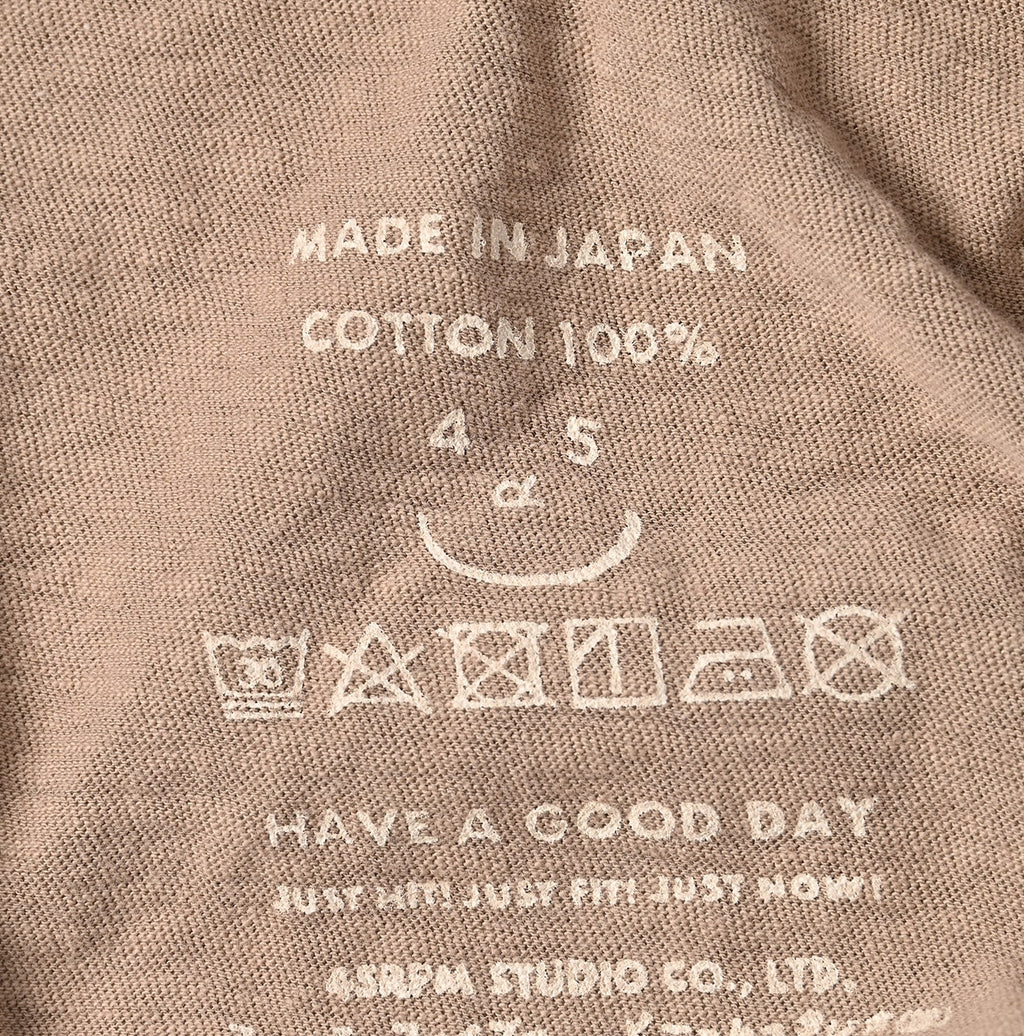 4545 Tenjiku 908 V-neck T-shirt Detail