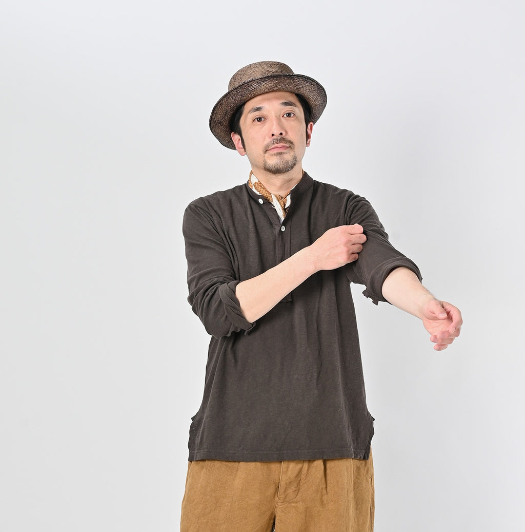 4545 Tenjiku 908 Henley Male Model