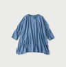 45 Plant Dyed Tenjiku Big Slit T-shirt Dayflower