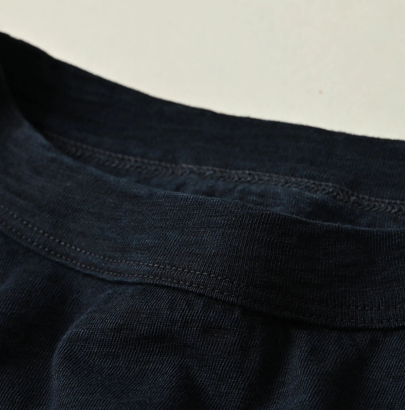 Indigo Tenjiku Big Slit T-shirt Detail