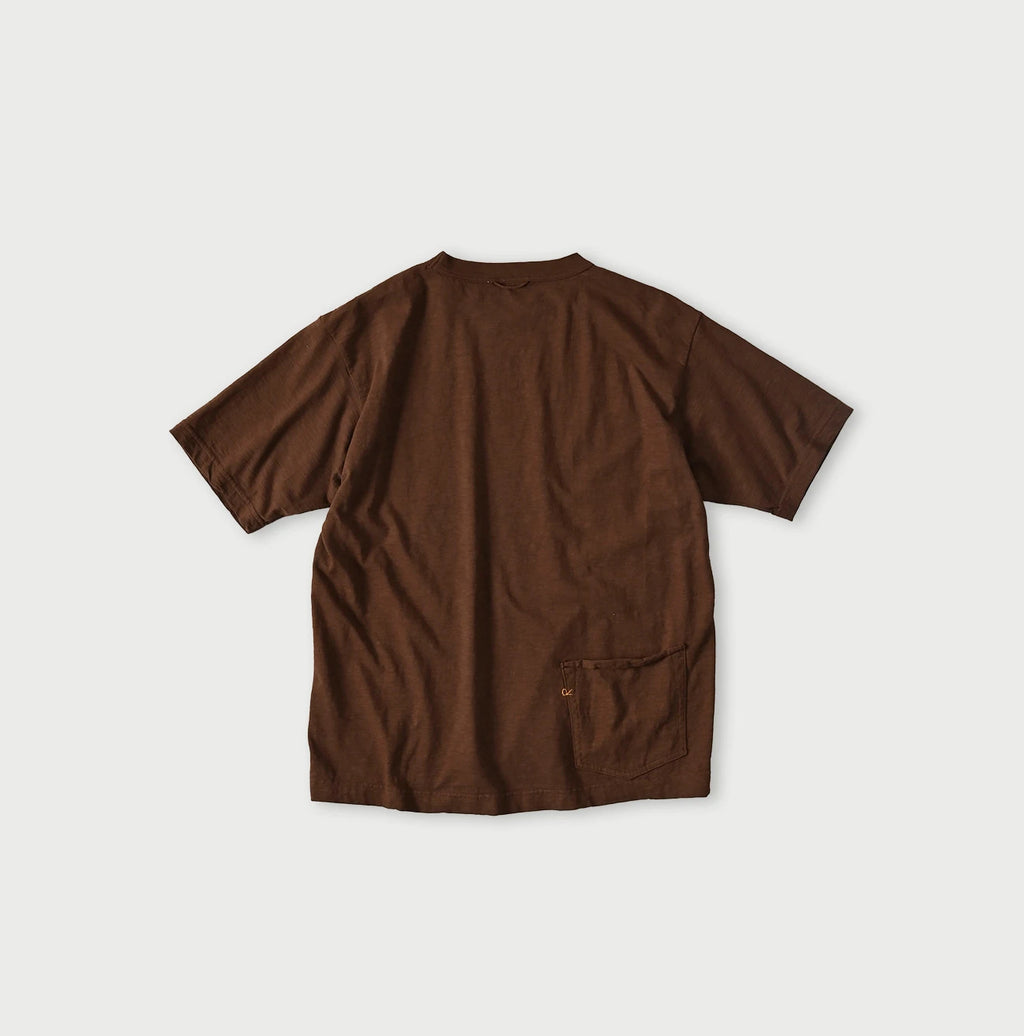 Plant Dyed Tenjiku 908 Ocean T-shirt Back