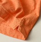 Plant Dyed Tenjiku 908 Ocean T-shirt Detail