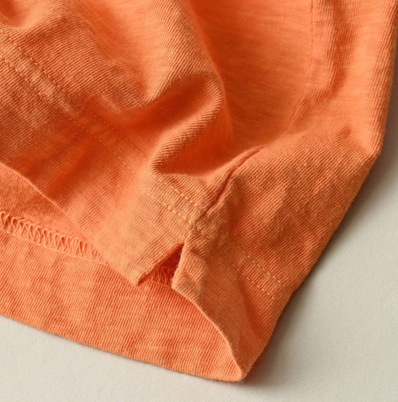Plant Dyed Tenjiku 908 Ocean T-shirt Detail