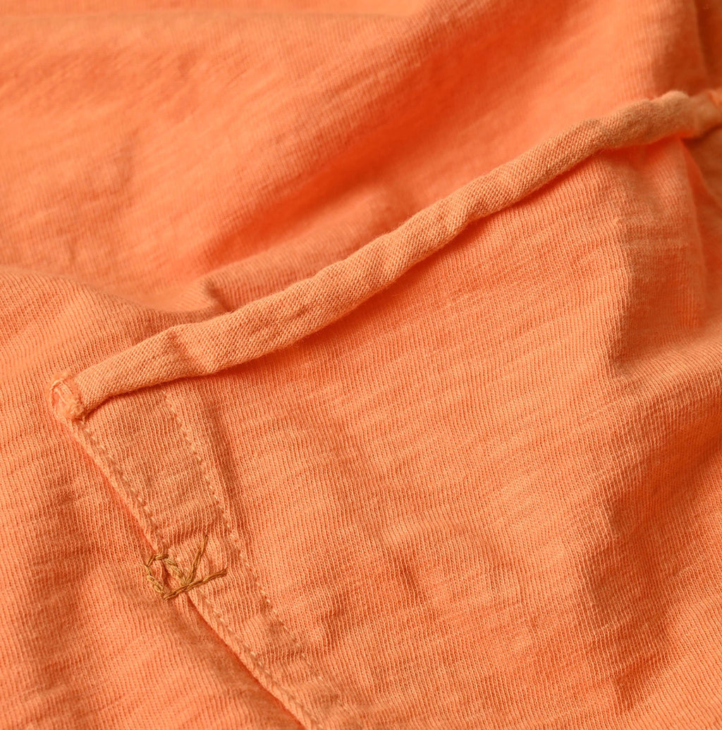 Plant Dyed Tenjiku 908 Ocean T-shirt Detail