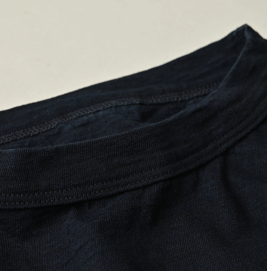 Indigo Tenjiku 908 Ocean T-shirt Detail