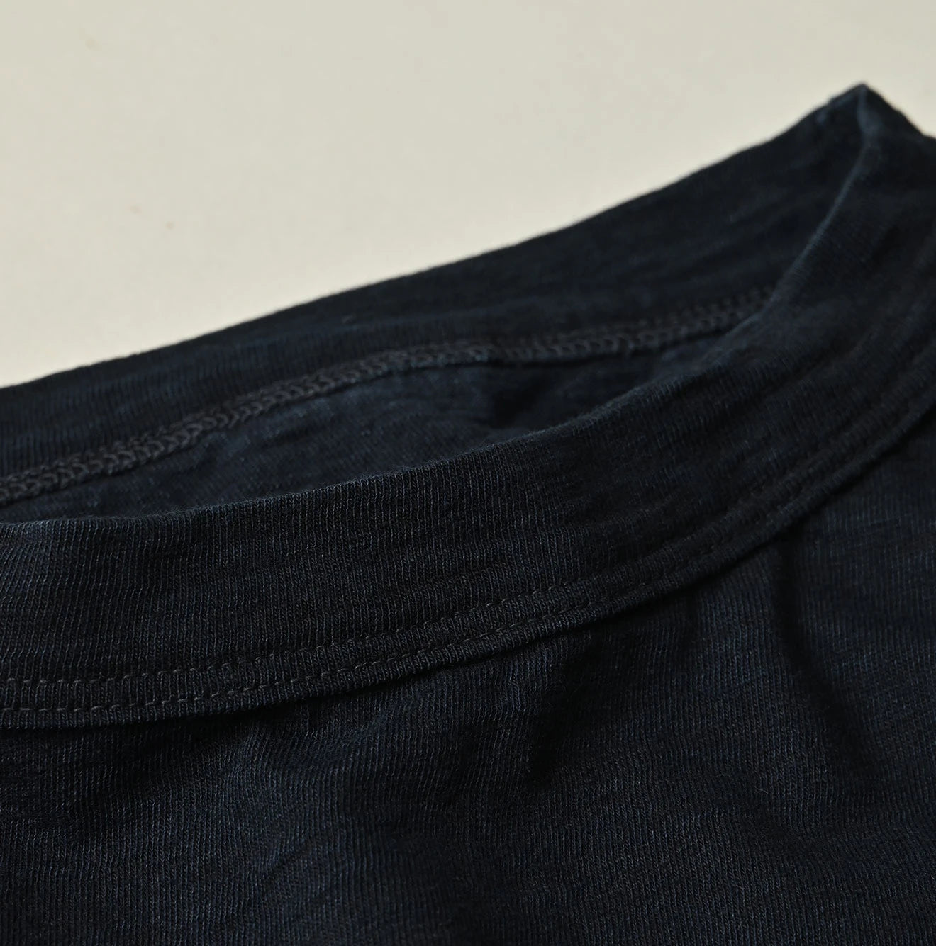 Indigo Tenjiku 908 Ocean T-shirt Detail