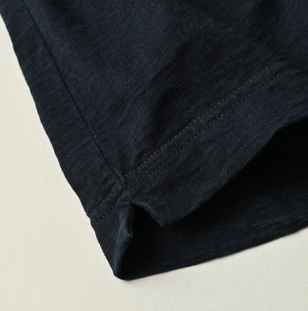 Indigo Tenjiku 908 Ocean T-shirt Detail