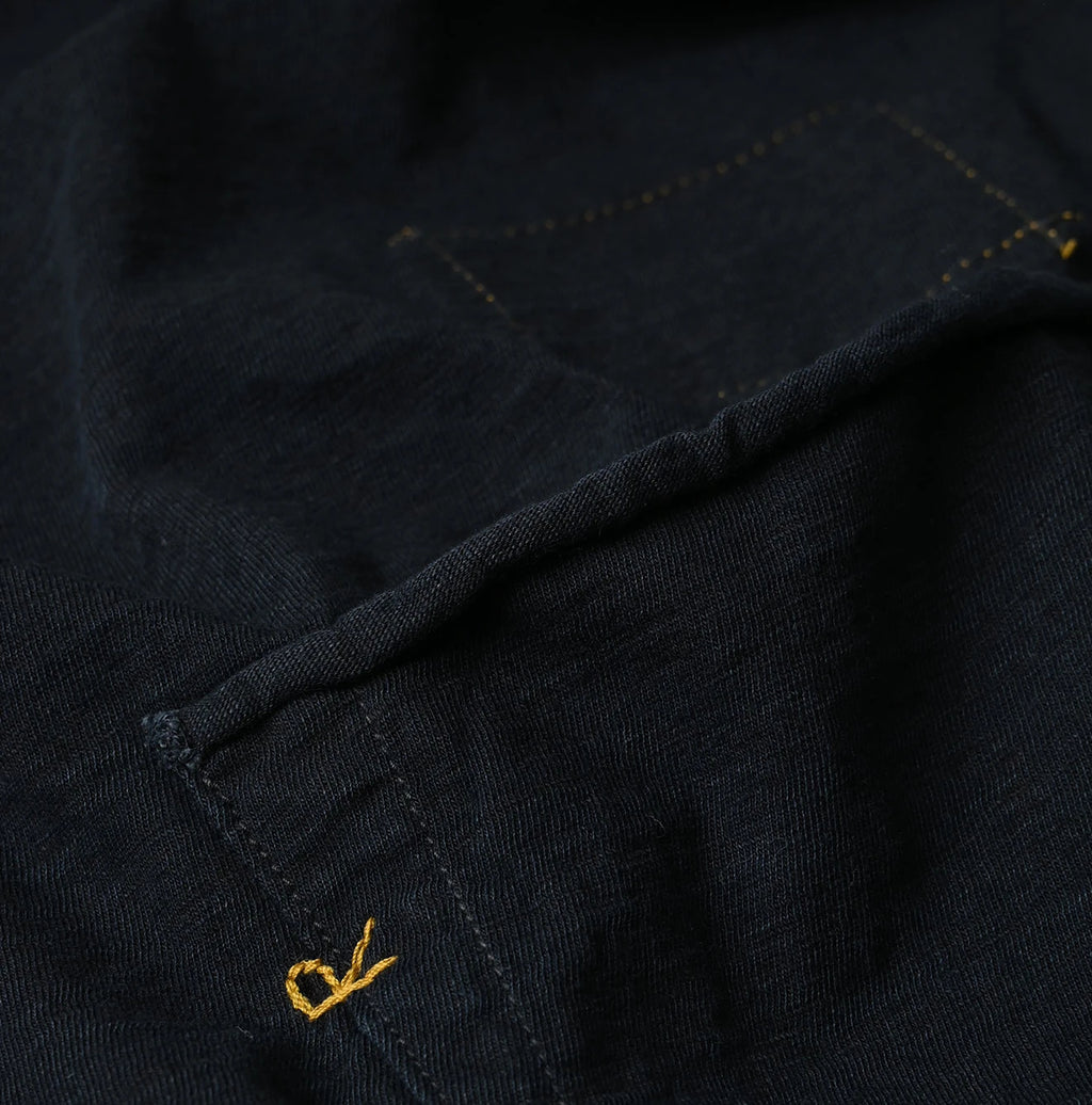 Indigo Tenjiku 908 Ocean T-shirt Detail