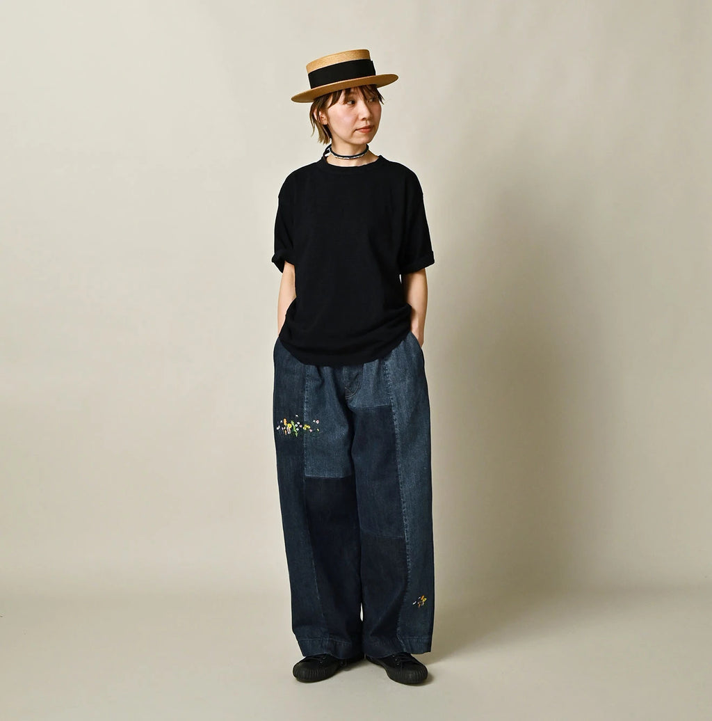 Indigo Tenjiku 908 Ocean T-shirt Female Model