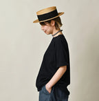 Indigo Tenjiku 908 Ocean T-shirt Female Model