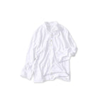 Tenjiku Frill Square Cardigan White