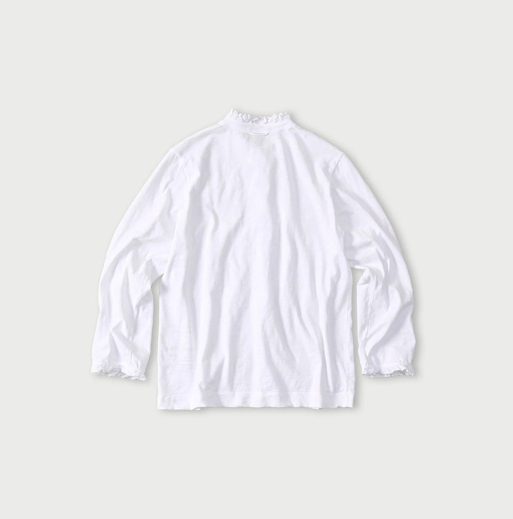 Tenjiku Frill Square Cardigan Back