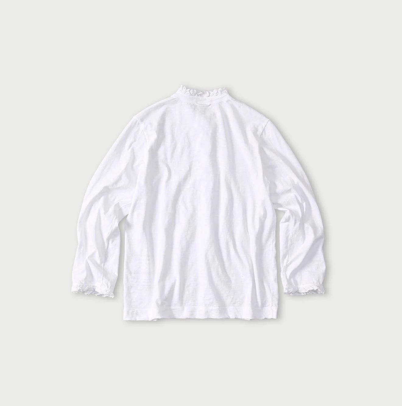 Tenjiku Frill Square Cardigan Back