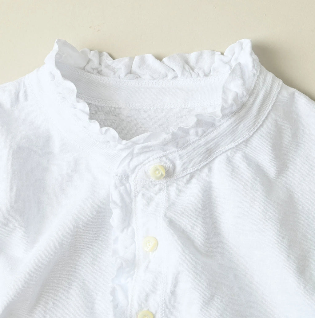 Tenjiku Frill Square Cardigan Detail