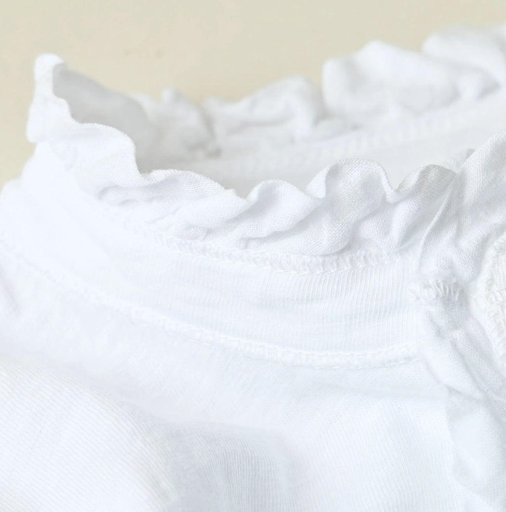 Tenjiku Frill Square Cardigan Detail