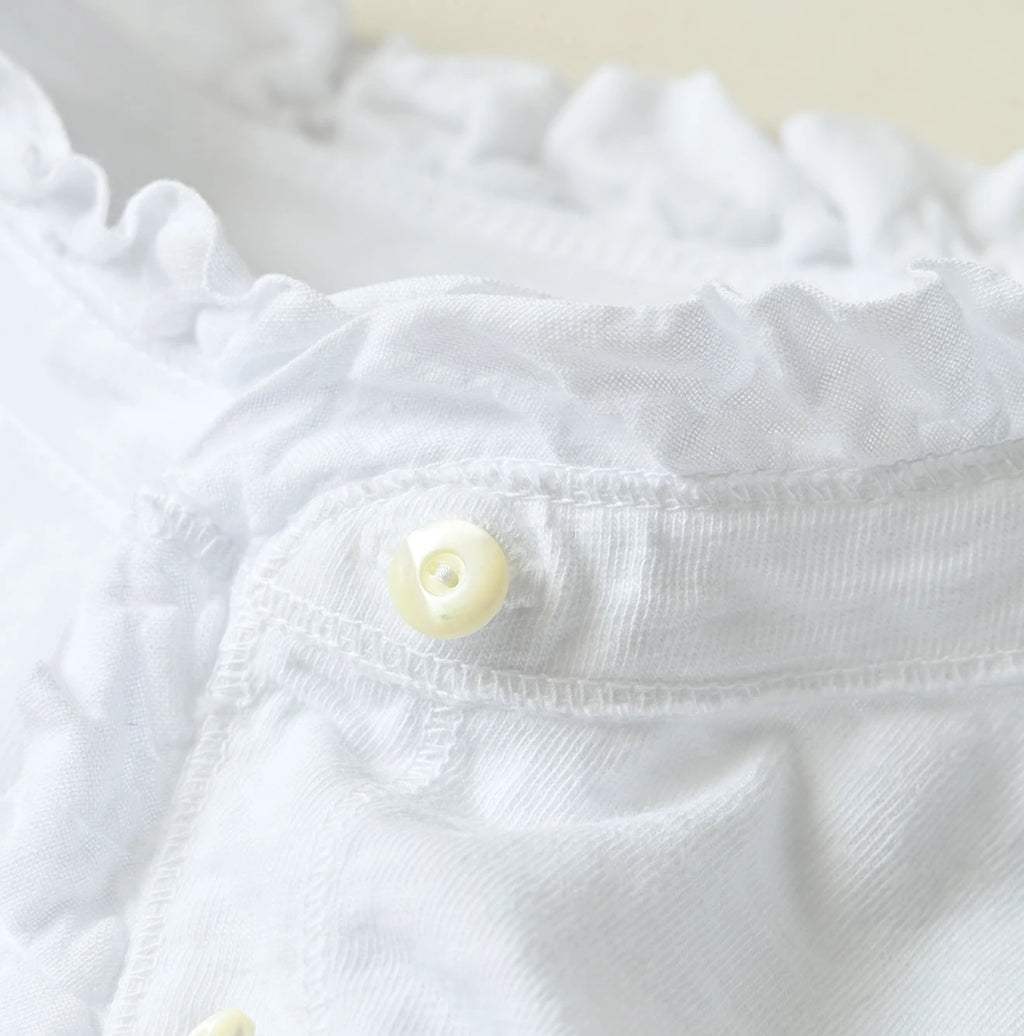 Tenjiku Frill Square Cardigan Detail