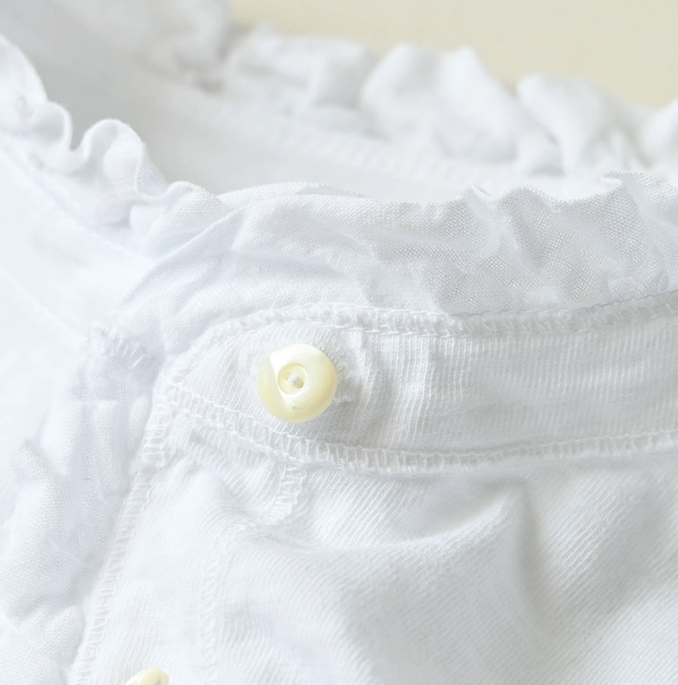 Tenjiku Frill Square Cardigan Detail