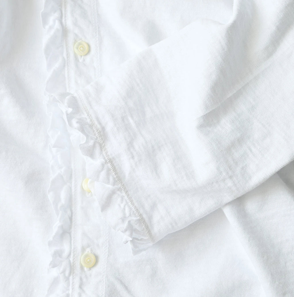 Tenjiku Frill Square Cardigan Detail