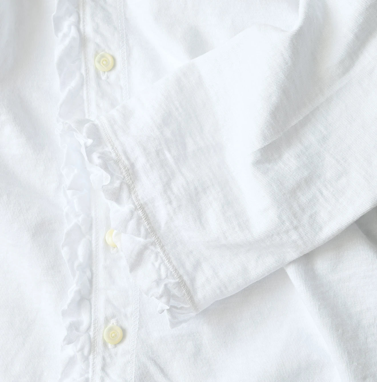 Tenjiku Frill Square Cardigan Detail