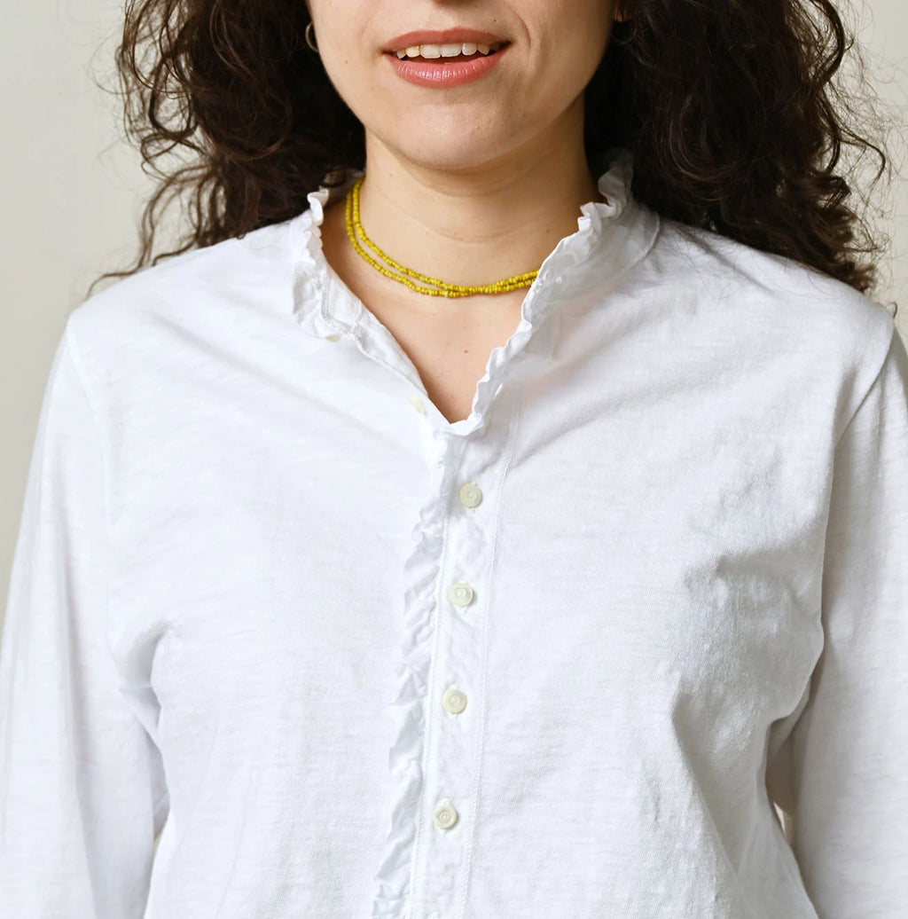 Tenjiku Frill Square Cardigan Detail