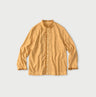 45 Plant Dyed Tenjiku Frill Square Cardigan Wheat