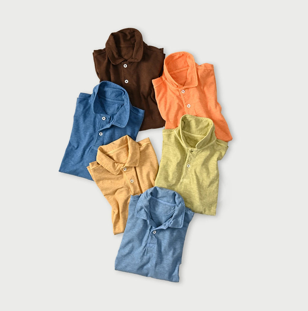45 Plant Dyed Tenjiku 908 Polo Shirt