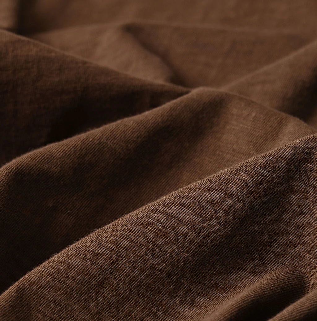 45 Plant Dyed Tenjiku 908 Polo Shirt Detail
