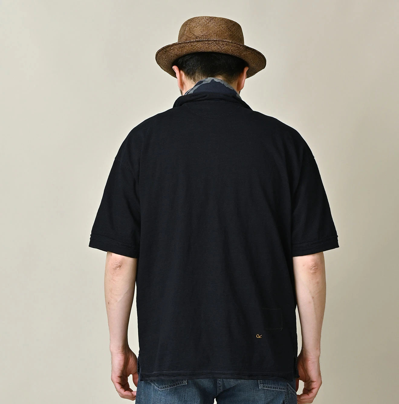 Indigo Tenjiku 908 Polo Shirt Male Model