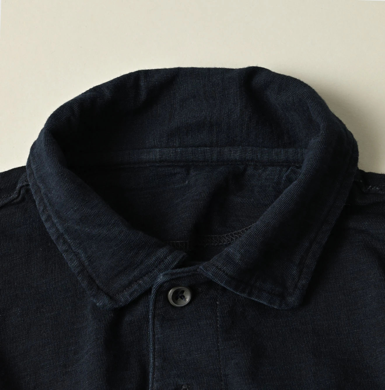 Indigo Tenjiku 908 Polo Shirt Detail